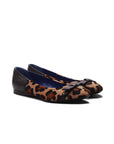 Alexis Ballet Flats - Onyx Ostrich Leopard