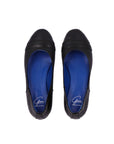 Freddi Ballet Flats - Eclipse Ostrich Reptile