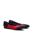 Freddi Ballet Flats - Cardinal Noir Crocodile