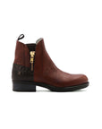 Margaret Ankle Boots - Mocha Ostrich