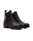 Margaret Ankle Boots - Raven Reptile