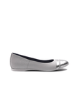 Freddi Ballet Flats - White Crocodile