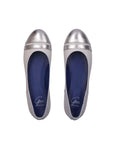 Freddi Ballet Flats - White Crocodile