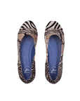 Freddi Ballet Flats - Zebra Python