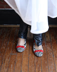Alexis Ballet Flats - Fire Engine Red & Zebra