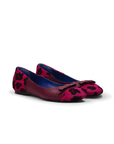 Alexis Ballet Flats - Bordeaux & Fuchsia Leopard