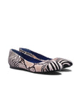 Freddi Ballet Flats - Zebra Python