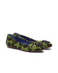 Adia Ballet Flats - Lime Leopard