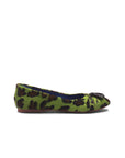 Adia Ballet Flats - Lime Leopard