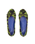 Adia Ballet Flats - Lime Leopard