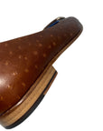 Ann Loafer Flats - Brown Ostrich