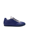 Nia Sneakers - Denim & Silver Crocodile