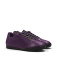 Nia Sneakers - Purple & Black Ostrich