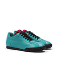 Nia Sneakers - Teal & Fuchsia Leopard