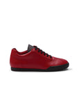 Nia Sneakers - Fire Engine Red & Black Ostrich