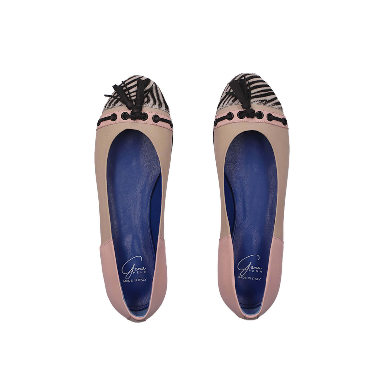 Adia Ballet Flats - Blushing Sands Zebra