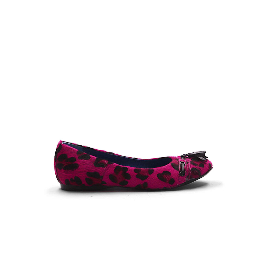 Adia Ballet Flats - Fuchsia Leopard