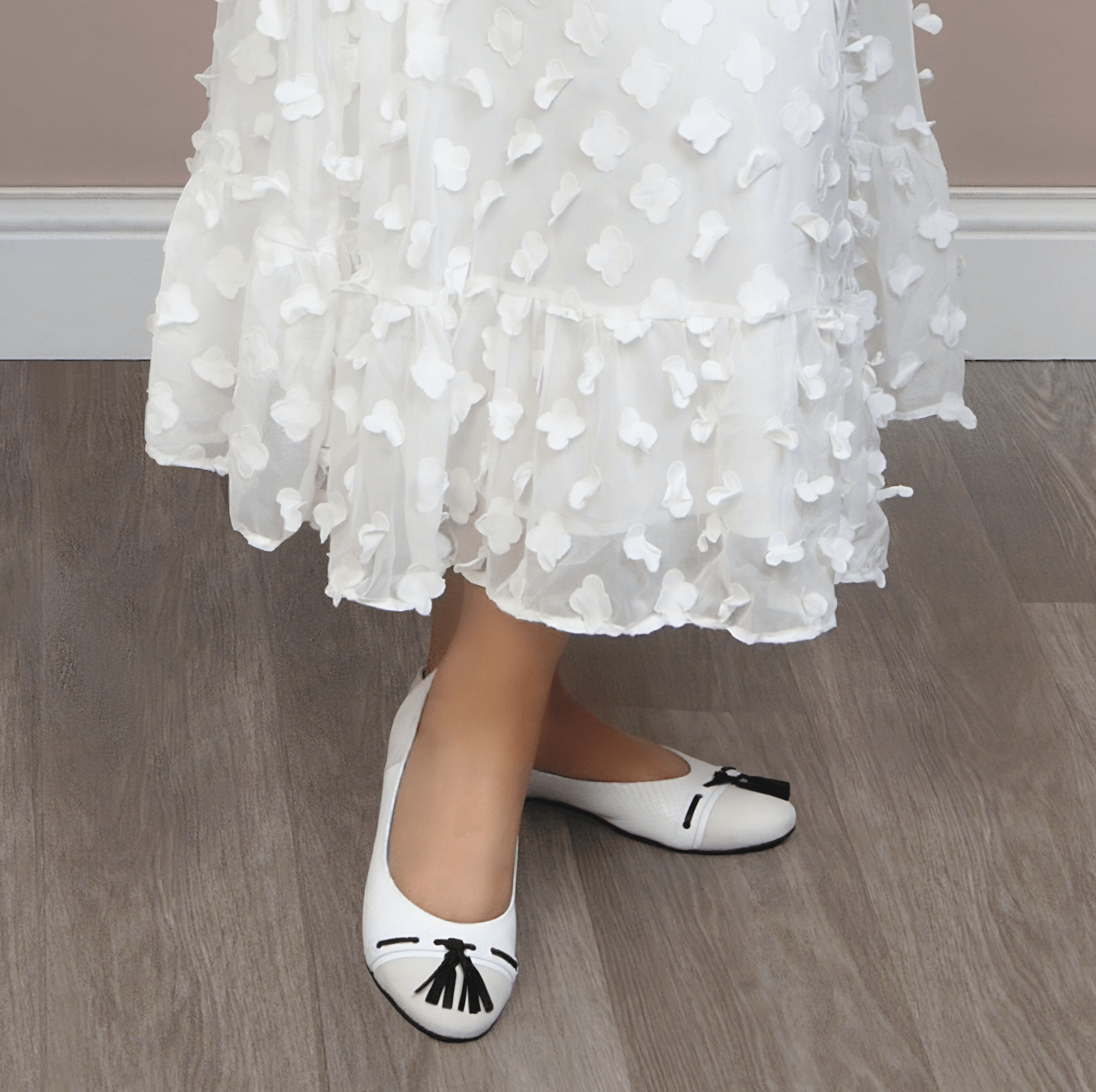 Adia Ballet Flats - Stormy Python