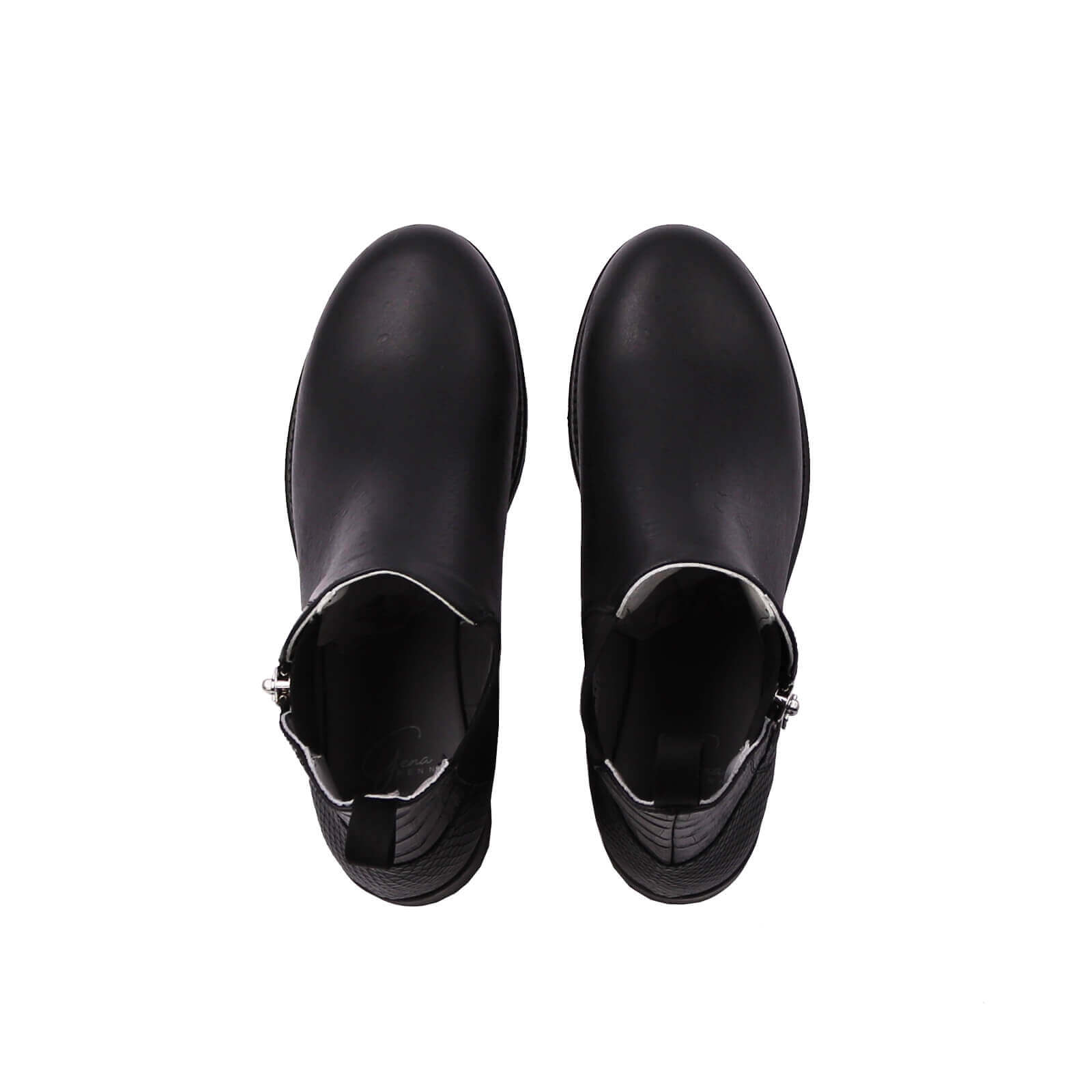 Margaret Ankle Boots - Raven Reptile