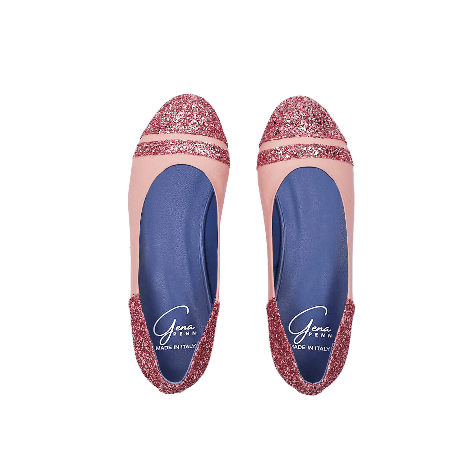 Freddi Ballet Flats - Pink Glitter