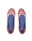 Freddi Ballet Flats - Pink Glitter