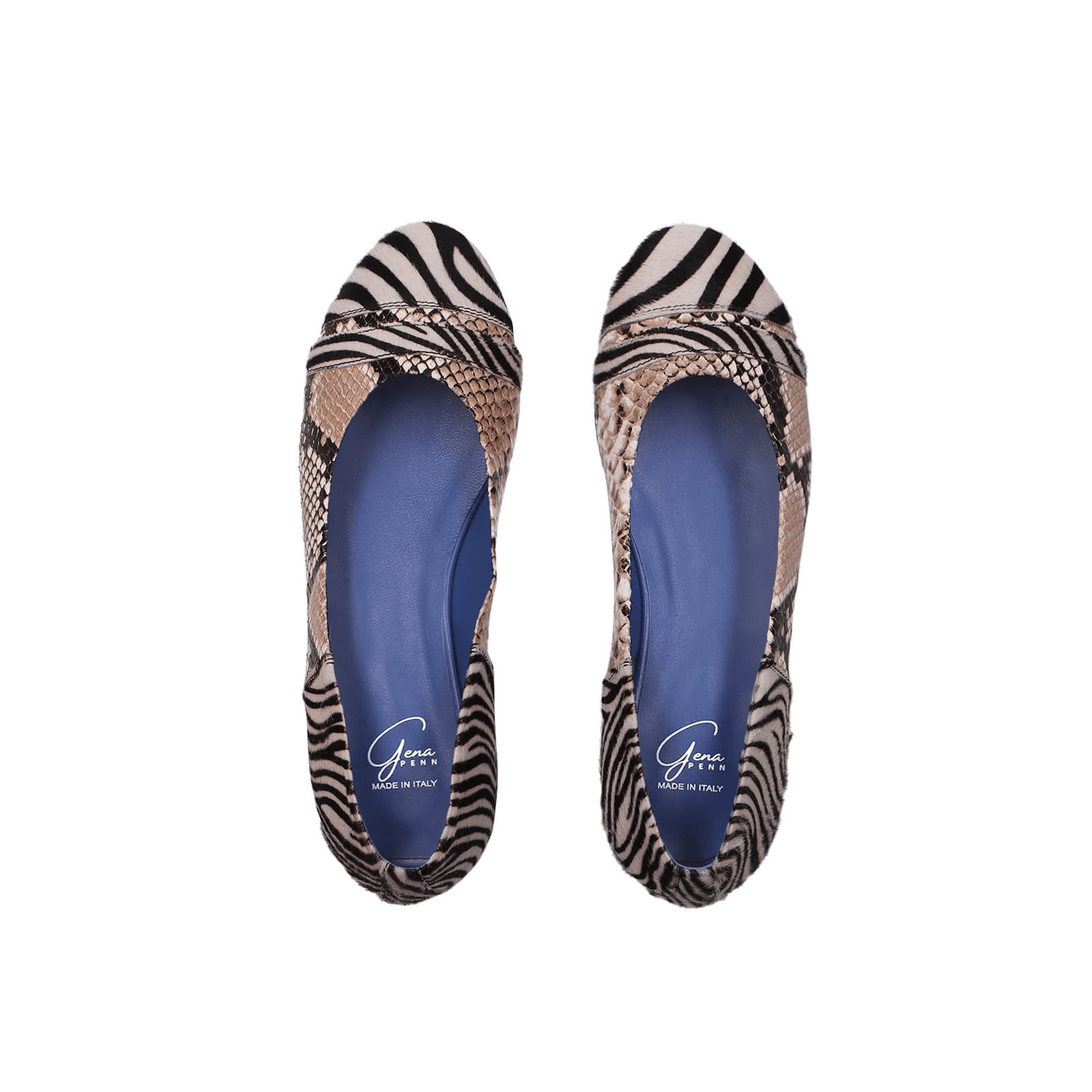 Freddi Ballet Flats - Zebra Python