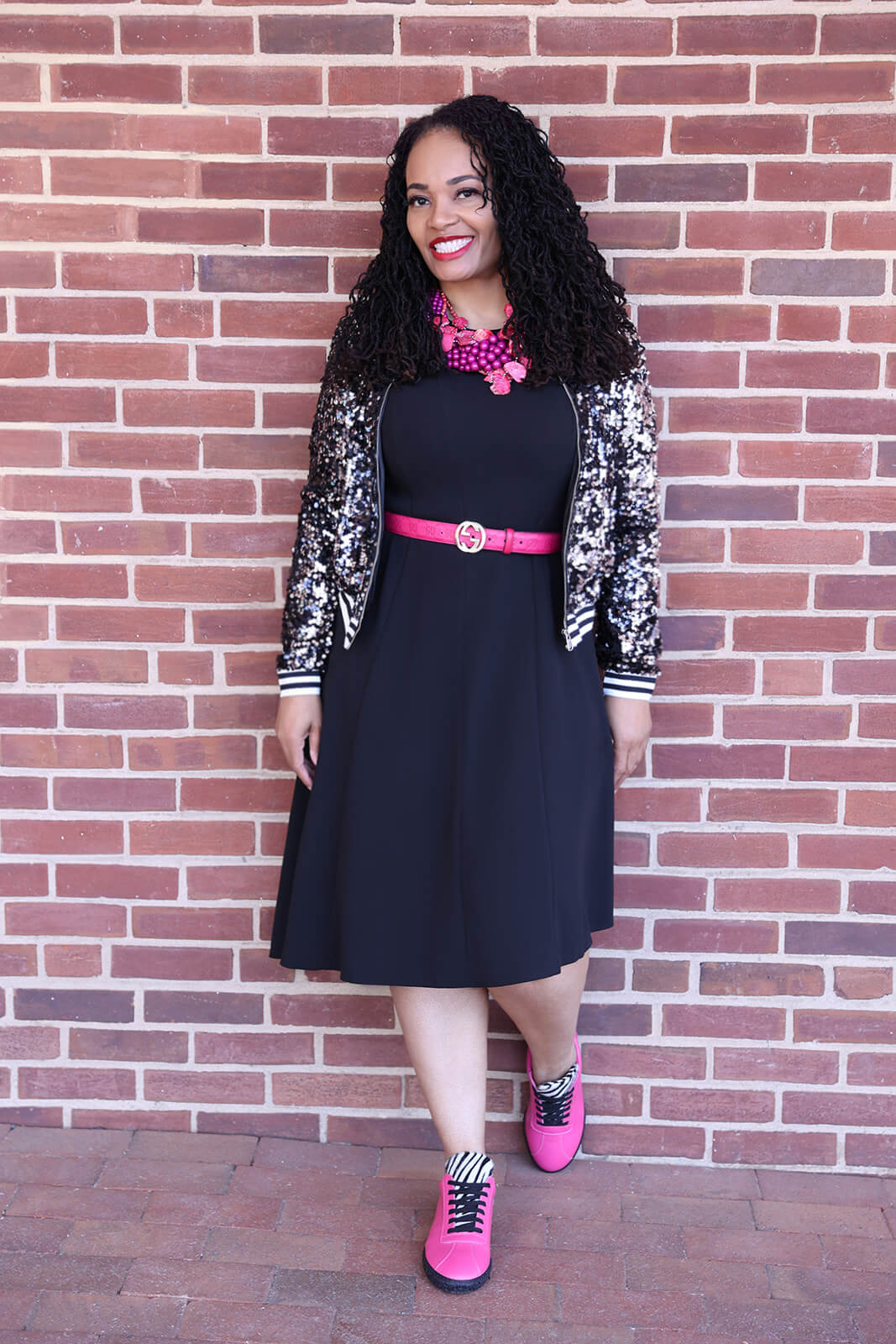 Nia Sneakers - Passion Pink Zebra