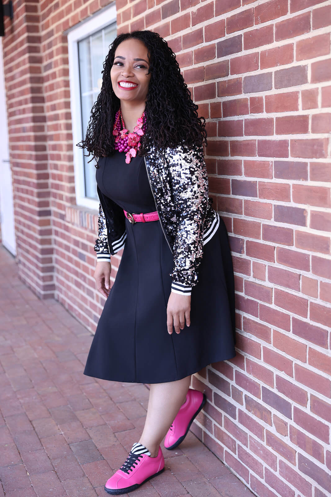 Nia Sneakers - Passion Pink Zebra