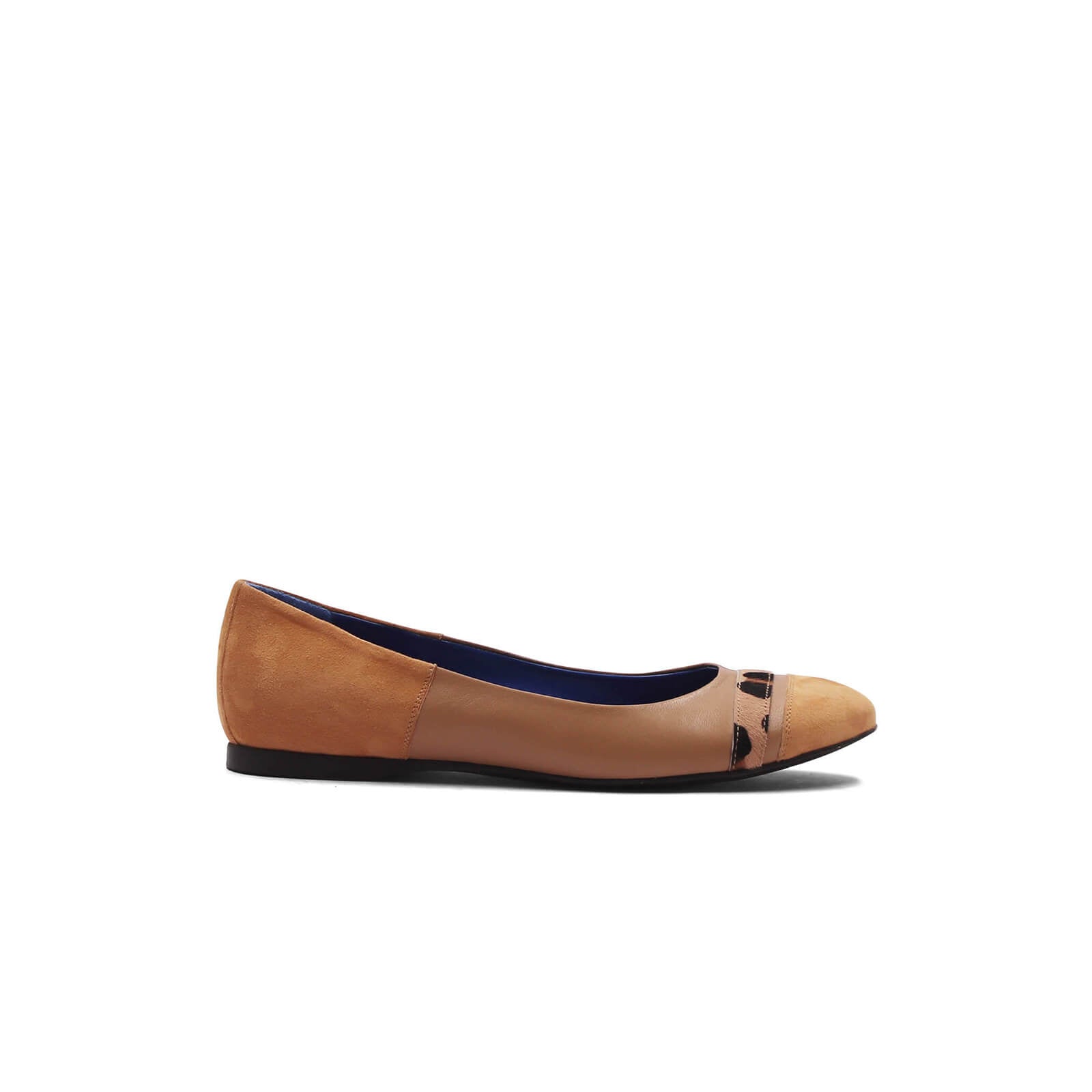 Freddi Ballet Flats - Camel Leopard