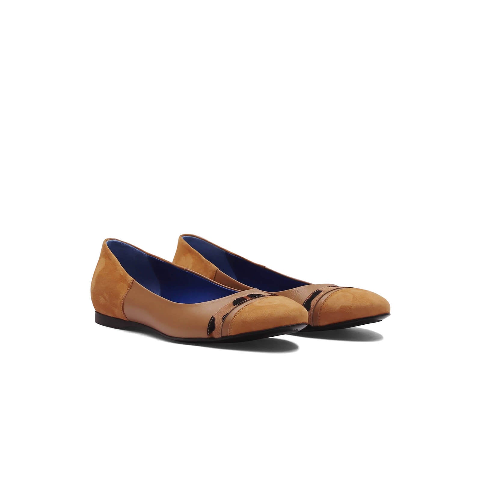 Freddi Ballet Flats - Camel Leopard