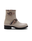 Lillie Ankle Boots - Ivory Python