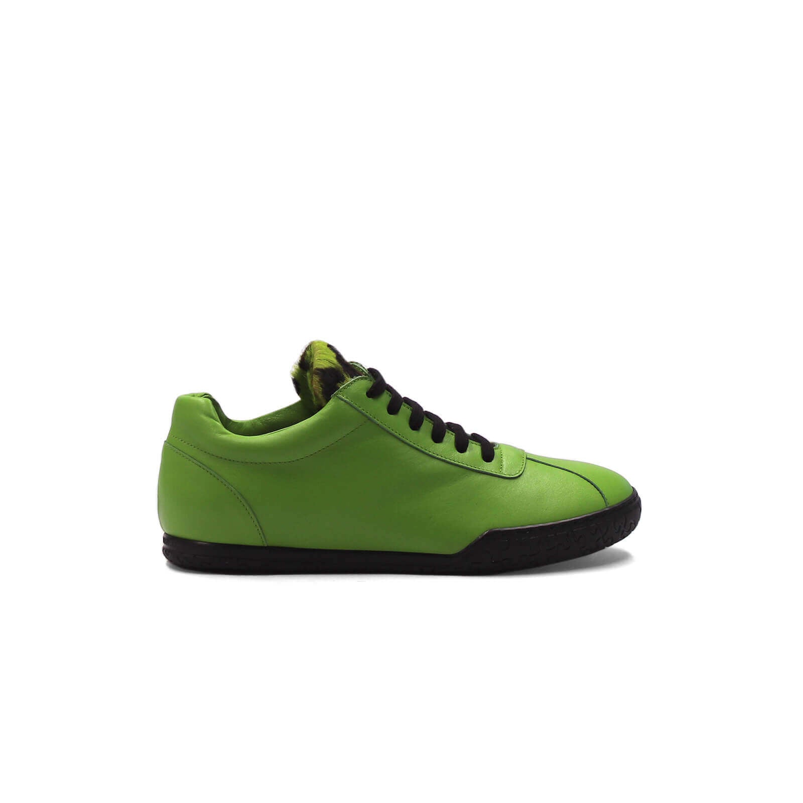 Nia Sneakers - Lime Leopard