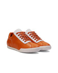 Nia Sneakers - Orange & White Python