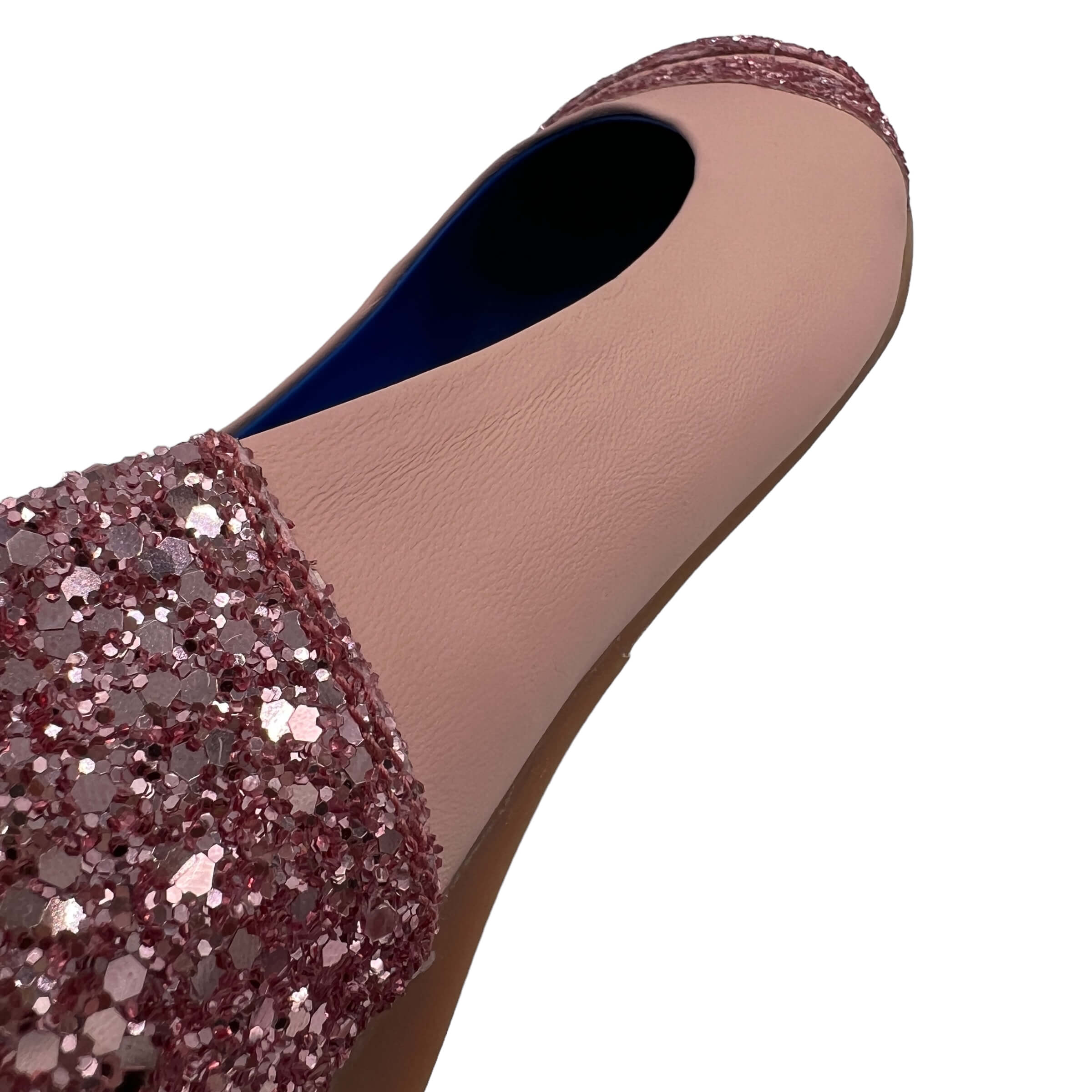 Freddi Ballet Flats - Pink Glitter